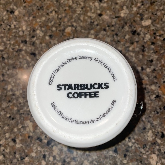 Starbucks 2007 Split Mermaid Tail Original Logo Mini Canister Container - Picture 6 of 13